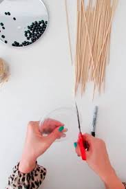 Want to create a lamp shade for your perfectly decent lamp? Diy Wood Lamp Ohoh Deco