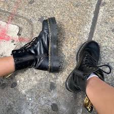 Shop women's boots, men's boots, kids' shoes, work footwear, leather bags and accessories at dr. Trashy Archive On Instagram Chunky Docs The Wave Aesthetic Shoes Boots Sneaker Collection