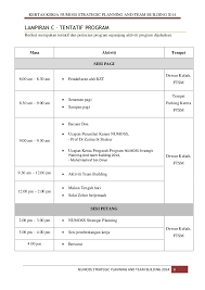By ubmarine in types > creative writing. Kertas Kerja Numoss Strategic Planning And Team Building 2014