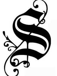 The red heart on the design is filler with red making it look endearing and skilful. Letter S By Daydreamer59 On Pinterest Drop Cap Monogram Letters Letter Art Design Letter S Tattoo Letter S Calligraphy