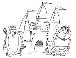 Match castle words and pictures. 19 Penguin Coloring Pages For Kids Free Printables Stevie Doodles Penguin Coloring Pages Free Kids Coloring Pages Penguin Coloring
