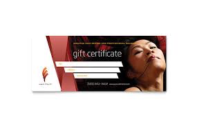 Touch device users, explore by touch or with swipe gestures. Hair Stylist Salon Gift Certificate Template Design