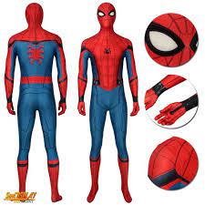 Spider Man Peter Paker Classic Suits Spider Man Far From Home Cosplay Suits Spiderman Classic Suit Superhero Costumes Kids