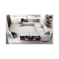 The seats, backs and arms of wall are innovatively dimensioned and form the elements that can be freely mixed and matched to shape. Host Extra Deep Modular 1 Sofa With Match Tables By Swan Italia Uber Interiors