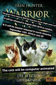 Warrior Cat Moive News Star Clan Sent Me A Prophecy Please Don T Repost This Warrior Cats Comics Warrior Cats Movie Warrior Cats Series
