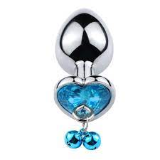 Unisex Bell Vaginal Plug Butt Anal Plug Adult Sexy Toys Heart Crystal Beads  | eBay