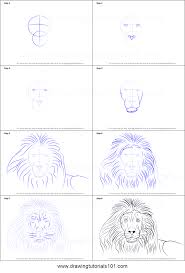 Thanks for watching, dear friend! How To Draw A Lion S Face Printable Step By Step Drawing Sheet Drawingtutorials101 Com Lion Face Drawing Lion Drawing Simple Drawing Sheet
