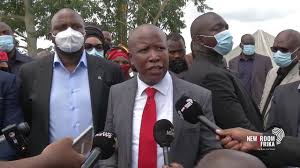 Julius malema and the eff refuse to take part in the sona debate and walks out of parliament. Eff Leader Julius Malema Briefs Media After The Party Leadership S Visit To Nongoma Youtube