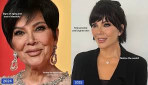 OMG! Kris Jenner looks like one of her daughters. 👀🤯 Did she go with  Lindsay Lohan's dermatologist? 🔥