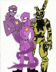 Yes, he did kill those 5 children but he's not that bad. Finished Purple Guy Purple Guy Demon Springtrap By Ninjaneko1313 On Deviantart Fnaf Purple Guy Fnaf Night Guards