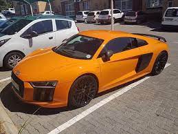 Solar Orange Is The Business On V10 Plus Photo Thanks To Justin Ceramic Pro Exoticspotsa Zero2turbo Southafrica Audi R8 V10plus Solarorange