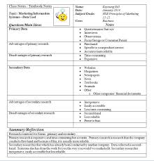 Cornell Notes For Primary And Secondary Data In Marketing Information Systems Research Business Mi Business Questions Secondary Data Marketing Information