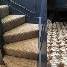Sisal Flooring Fully Fitted To A Stairs And Landing Sisal Flooring Best Carpet For Stairs Carpet Stairs