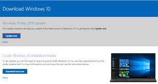 Download Windows 10 Update Assistant To Install Version 1903