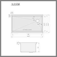 33 Ledge Sink Single Bowl Offset Drain Right 5ls33r In 2020 Ledge Sink Sink Kitchen Sink