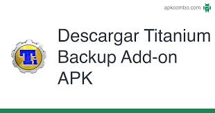 Clear out junk files, speed up pc or phone performance, and more. Titanium Backup Add On Apk 1 0 0 Aplicacion Android Descargar