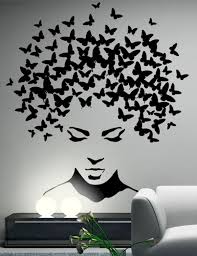 Black And White Wall Art Butterfly Wall Painting 44 Awesome Wall Painting Ideas To Decorate Your Home Butterfly Wall Decor Diy Wall Painting Removable Vinyl Wall Art