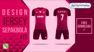 Download 13 Design Jersey Sepakbola Dengan Corel Draw X7 Mockup Jersey Youtube PSD Mockup Templates