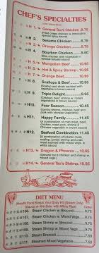 panda kitchen menu in palmyra, virginia