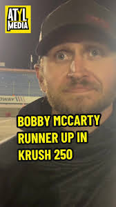 Bobby McCarty oh so close to victory, but several weight race restarts  allowed Honeycut to take out the victory over McCarty but the three time  cars tour champion is building a lot of momentum, ...