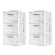 Maybe you would like to learn more about one of these? Sterilite Plastic 3 Drawer Wide Weave Tower White Walmart Com Sterilite Storage Decorative Storage