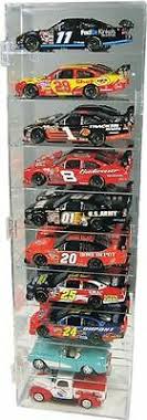 24 compartment 1/24 nascar diecast display case by carney plastics. Acrylic Display Case For 1 24 Scale Diecast Greenlight 55024 Nascar Display Cases Stands Accessories Parts Display