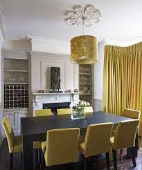 Subtle curves and elegant metal legs add sophistication to the classic structure of this chair. Gold Dining Chair Houzz