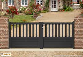 Portail Bois 4m Portail Bois Barriere Bois Jardin Portail