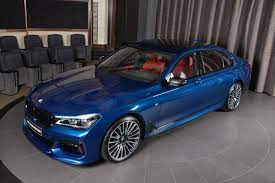 Avus Blue 750li Is An Alluring Mix Of Bmw Individual And Aftermarket Parts Carscoops Bmw Bmw 7 Series Bmw Cars