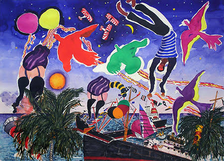 Work by Malcolm Morley