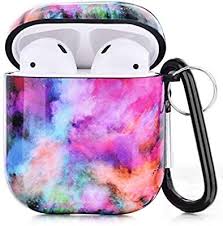 Amazon Com Cagos Compatible With Airpods Case 3 In 1 Cute Light Purple Protective Hard Case Cover Portable Shockpro Unique Phone Case Protective Cases Case