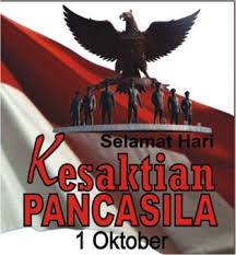 Ingat hari kesaktian pancasila ya, bukan hari kelahiran pancasila. Hari Kesaktian Pancasila 01 10 2018