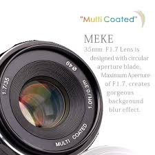 Meike 35mm F1 7 Manual Focus Prime Lens For Micro 4 3 Mft M4 3 Olympus And Panasonic Digital Mirrorless Camera Manual Focus Lens