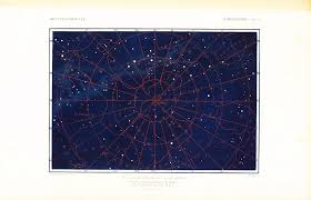 1861 Astronomie Carte Constellations Carte Du Ciel Etsy Constellations Scientific Drawing Space Wall Art