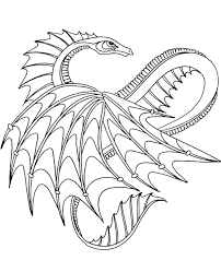 There are tons of great resources for free printable color pages online. Easy Relaxing Coloring Sheet Dragon