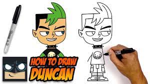 How To Draw Duncan | Total Dramarama | Step-By-Step Tutorial - Youtube