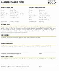 Contractor Proposal Template Pdf Inspirational Free Construction Time And Material Forms In 2020 Construction Bids Proposal Templates Contract Template