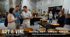 Art & Vine: A WSCW Art Market July 11