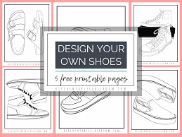 This shoes for girls coloring page is one of the popular coloring pages on our website. Design Your Own Shoe Coloring Pages The Kitchen Table Classroom