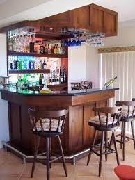 This is the tiniest solution but for the most people, there is no need for more space. House Mini Bar Counter Design Novocom Top