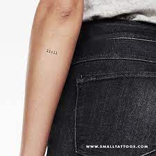 11:11 Angel Number Temporary Tattoo (Set of 3) – Small Tattoos