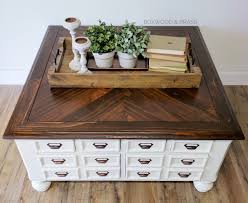 Coffee table sets are pieces of furniture that can either complement your living room decor or become the central showpiece. Card Catalog Coffee Table General Finishes 2018 Design Challenge