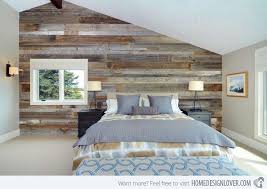 Like Our Bed Wall With Window On Side But Straight Across Vs Vaulted Ceilng Wood Walls Bedroom Bedroom Wall Designs Feature Wall Bedroom