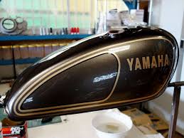 タンク塗装 sr400カスタムショップ presto customcollection sr400カスタム タンク カスタムペイント