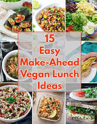 15 Delicious And Easy Vegan Lunch Ideas That Are All Packed With Flavor And Will Have You Looking Forward Vegan Lunch Recipes Easy Vegan Lunch Vegan Meal Plans