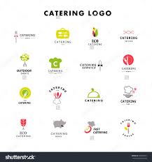 Vector Template Of Catering Company Logo Logo Chef Design Collection Catering Outdoor Events And Restaurant Service Insignia Food Icons Isolated On White Ba