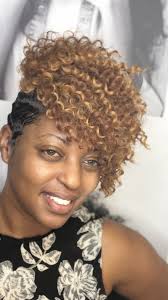 Curly Top With Short Sides And Back With Added Finger Waves Finger Waves Curly Hair