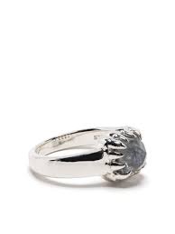 Stolen Girlfriends Club Baby Clawn Moonstone Ring - Silver ...