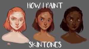 How I Paint Skin Tones Youtube Small color theory skin tone shading digital art painting. how i paint skin tones