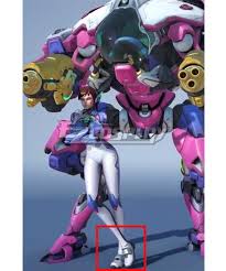 Overwatch OW 2 D.Va Hana Song Cosplay Shoes